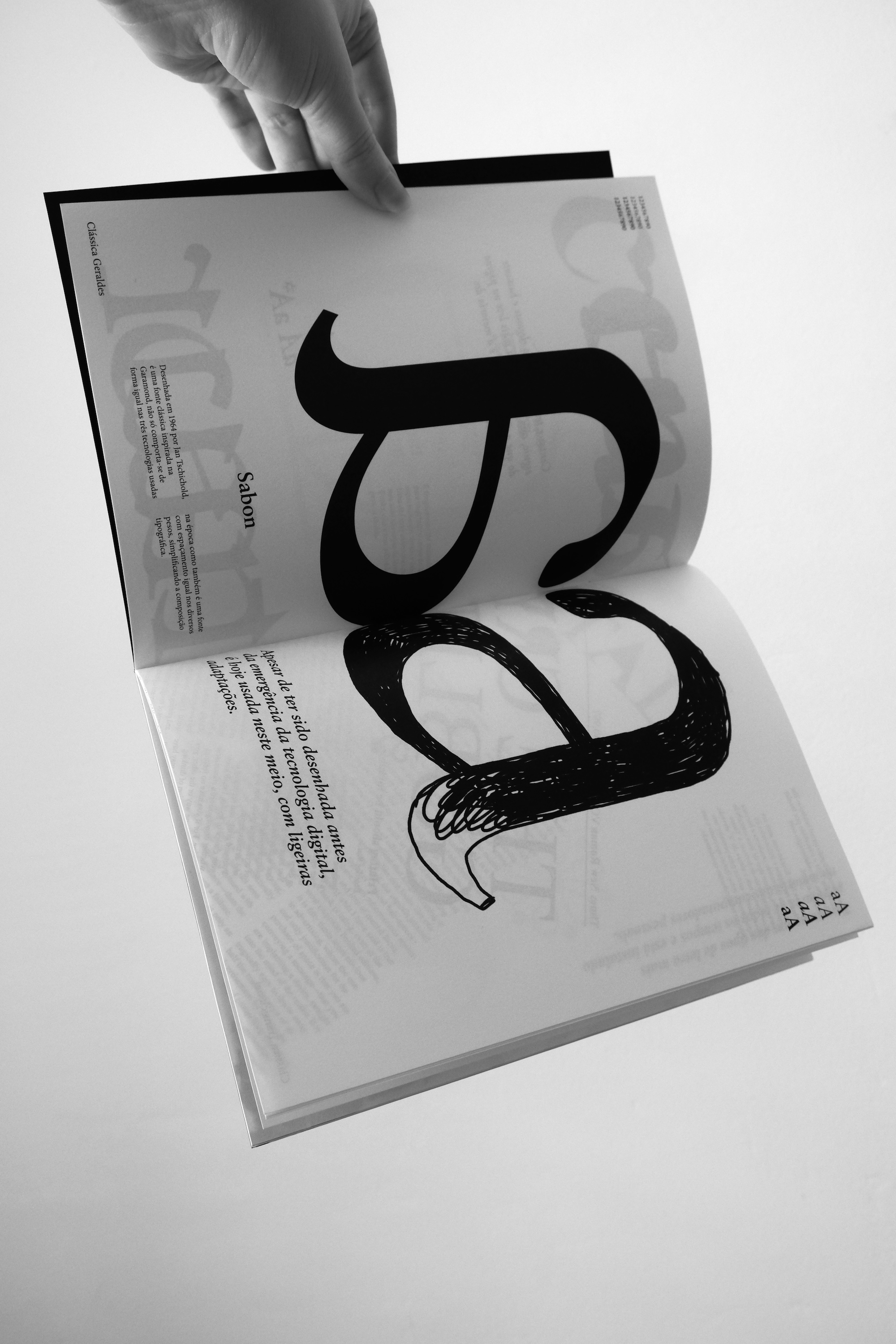 Photo of prototype hanging.